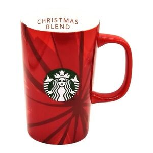 Starbucks 30th Anniversary 2014 Christmas Blend Red Coffee Mug 12 fl oz